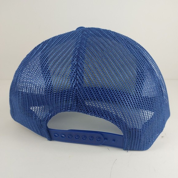 Vintage Foam Napa Auto Parts Mesh Back Trucker Snapback Hat Blue Cap - Picture 4 of 7